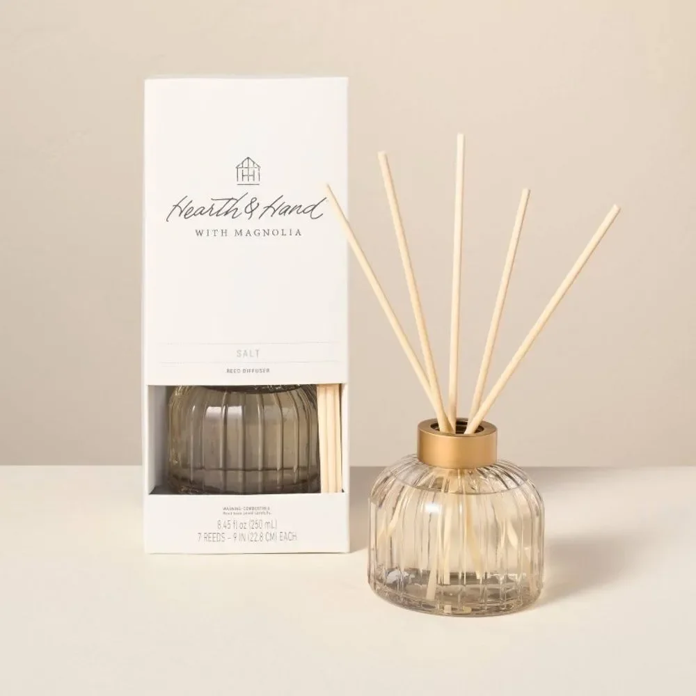 Hearth & Hand Glass Salt Reed Diffuser